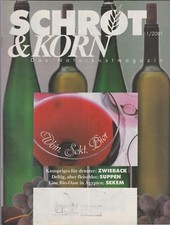 Schrot & Korn 11/2000, 12/2000 und 1/2001. Erstbesitz. Einzelverkauf möglich.