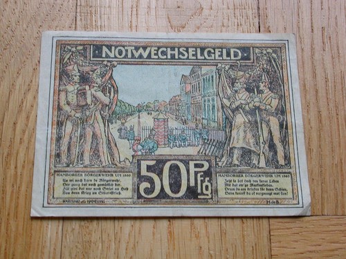 Hamburg notgeld pfennig - notgeld, 50