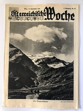 JB1112: Zeitung Österr. Woche Ausgabe Am Wasserfallboden 10.Sep. 1936