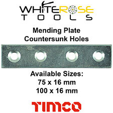 TIMCO Ausbesserungsplatte gerade Stahl verzinkt Senkkopf 75 mm 100 mm