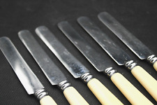 6x SCOF France Cambridge Messer cremefarben Set Besteck für 6 Personen 20,5 cm