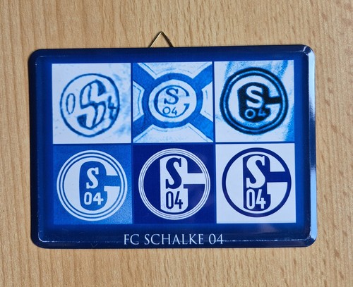 Blechschild schalke - schalke, 04