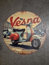 Vespa Retro Alu Schild