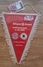 Wimpel  BAYERN MÜNCHEN ERÖFFNUNG ALLIANZ-ARENA 31.05.2005 vs NATIONALMANNSCHAFT