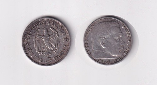 Silbermünze hindenburg - 5, rm