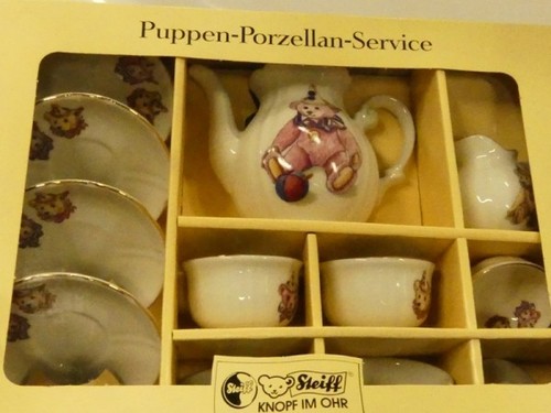 Steiff porzellan service teddy - porzellan,