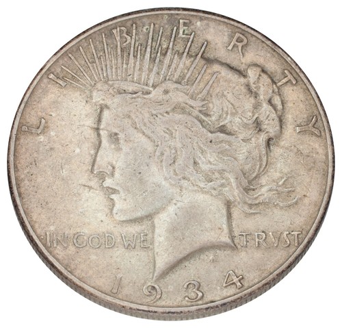 1934 silber peace dollar - peace,
