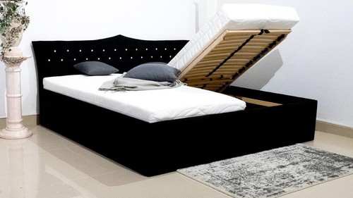 Paara polsterbett mit - paara,