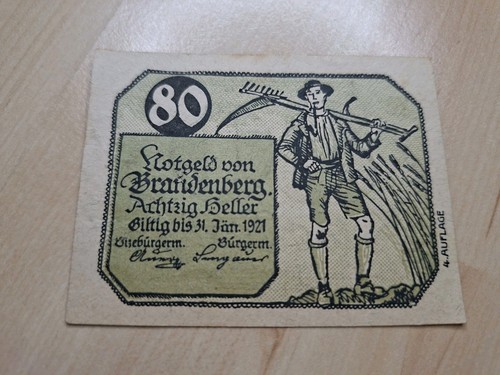 Notgeld brandenberg - notgeld,