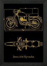 Jawa 356 Kyvacka 1956 gold
