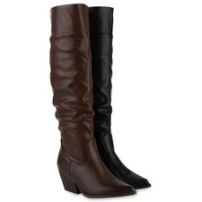 Damen Gefüttert Cowboystiefel