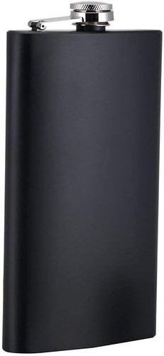 Edelstahl flachmann 12oz - flachmann,
