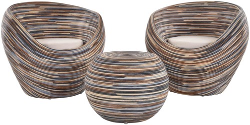 Set loungeset bubble rattan - loungeset,