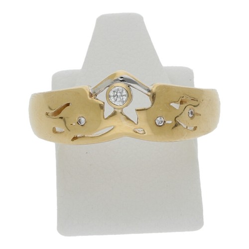 Ring 375 k gold - k,