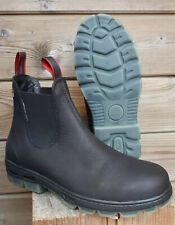gr 40 schwarze LEDER STIEFEL