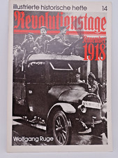 Revolutionstage. November 1918