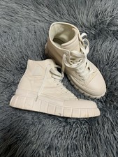 MADE IN ITALY SNEAKER BEIGE MIT PLATEAUSOHLE DICKE SOHLE GR 40 TREND