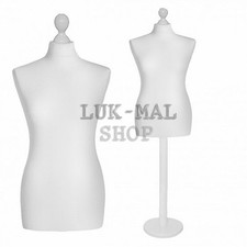 Schneiderpuppe Gr.34/36/38/40/42/44/46/48/50/52 creme Tellerfuß Weiss