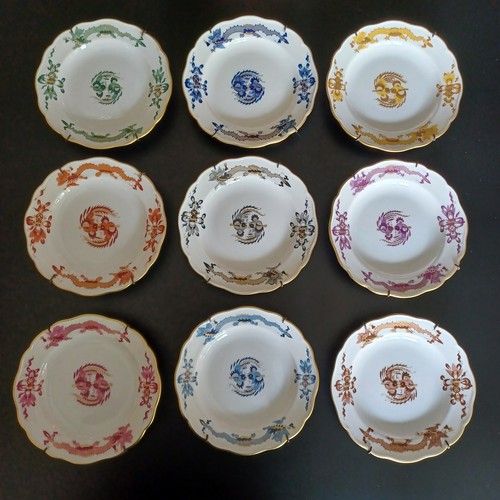 Meissen teller hofdrache - ,