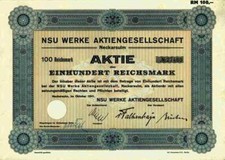 NSU Werke Neckarsulm 1941