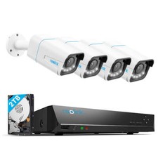 Reolink RLK8-811B4-A 4K 8MP Ultra PoE Überwachungssystem Set 5X optischem Zoom
