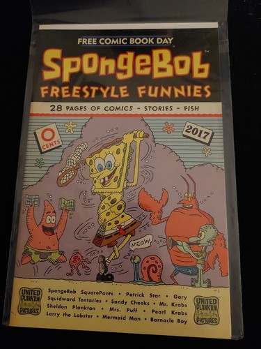 Free comic book - day, spongebob