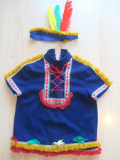 DDR, originales kleines Kinder-Faschingskostüm "INDIANERIN, Squaw ", Größe 92 !!