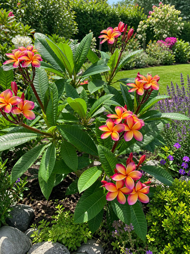 Sale3293 plumeria orange pink - sale3293,