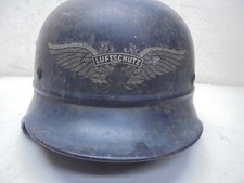 2wk Stahlhelm   Entnazifiziert Dachbodenfund  Ungereinigter Fundzustand