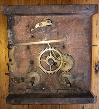 Altes Holzplatinenuhrwerk Federaufzug - Uhrwerk Schwarzwalduhr - Philipp Haas