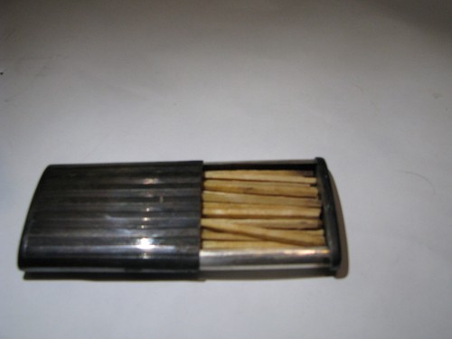 Streichholz etui 800 silber - in,