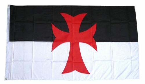 Fahne flagge kreuz templer - kreuz,