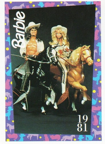 Barbie 1992 panini - barbie, individual