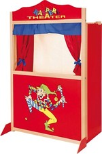 Handpuppentheater großes Kasperltheater 120 cm aus Holz