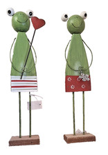 DEKO Holzfiguren Frosch