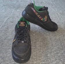 Nike Air Force 1 'Peace' Sneaker UK 10 Schwarz Mehrfarbig 488298-059 Limited Ed
