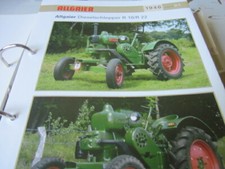 Traktor  Datenblatt Allgaier 1 Dieselschlepper R 18, R 22, 1946