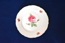 Kuchenteller, Oscar Schaller, Rosen, Porzellan