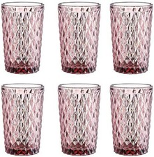 Wasserglas Vintage lila Glas