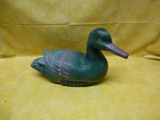Ente, grün, Keramik, ca.22 x 40 cm, siehe Bilder.