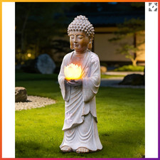 Buddha Figur Stehend Solar LED