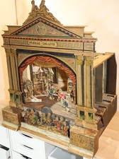 Schreiber Papiertheater "Othmar" H91cm ANTIK um 1880 Renaissance Theater Wien