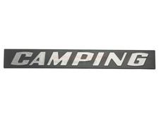 "Camping" Schriftzug hinten