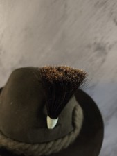 Gamsbart IMITAT Schwarz15cm  Trachtenhut Hutanstecker Hut Schmuck Jagd Trachten 