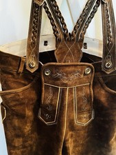 Lederhose NEU Spieth & Wensky Gr. 50 Braun Trachtenhose Oktoberfest Herren Hose