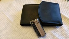Lederetui für Tabak, sehr guter Zustand, (Feuerzeug gratis).