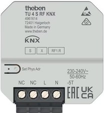 Theben TU 4 S RF KNX Funk-Tasterschnittstelle 8-fach Unterputz 1688197