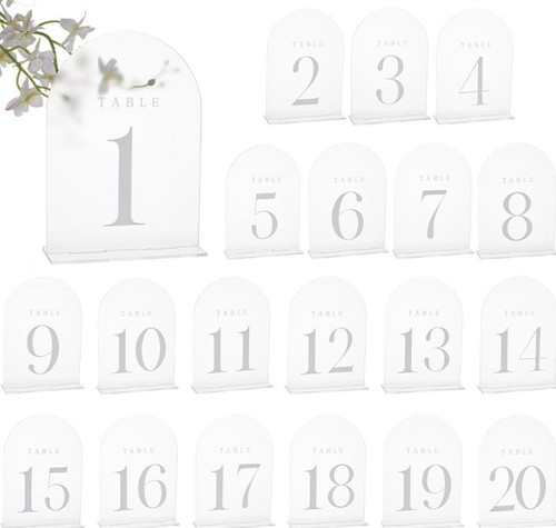 Stück tischnummern 20 - tischnummern, 1-20