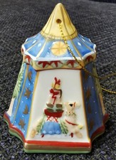Villeroy & Boch Christmas Carousel Karussell Zirkus Zelt Glocke Palme Kamel OVP