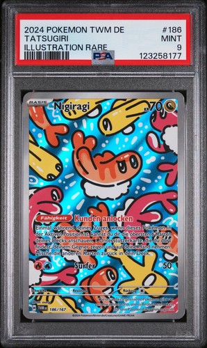 Pokemon psa nigiragi 186 - pokemon,